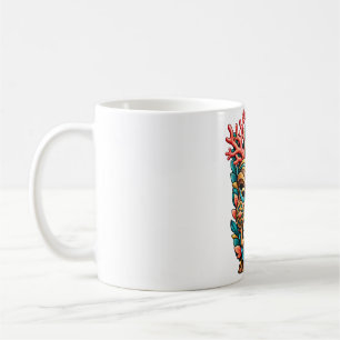 Tasse de café Tiki Coral Blossom