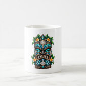 Tasse de café Tiki Deep Teal Reef (Centre)