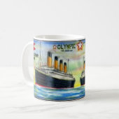 tasse de café titanic et soeur navire olympique  (Devant gauche)