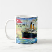tasse de café titanic et soeur navire olympique (Gauche)