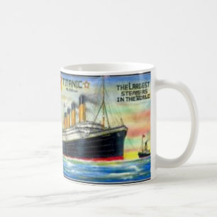 tasse de café titanic et soeur navire olympique 
