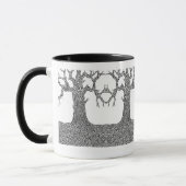 Tasse de café tordue d'arbres (Gauche)