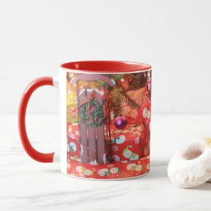 Tasse de café Traîneau de Noël (Tasse)