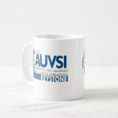 Tasse de café trapézoïdale d'AUVSI (Devant gauche)