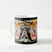 Tasse de café très fâchée de tigre de Bengale (Devant gauche)
