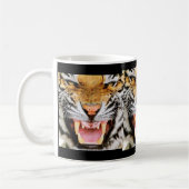 Tasse de café très fâchée de tigre de Bengale (Gauche)