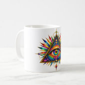 Tasse de café Triangle Jade Dawn (Devant gauche)