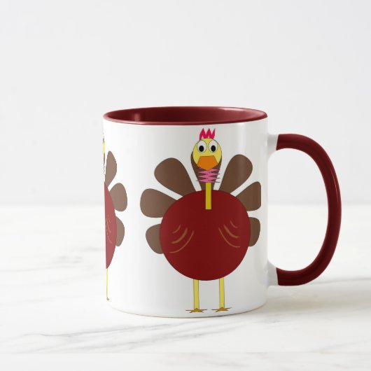 Tasse de café triple de thanksgiving de la Turquie (Droite)