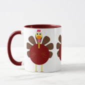 Tasse de café triple de thanksgiving de la Turquie (Gauche)