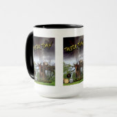 Tasse de café Twister Town 15oz (Devant gauche)