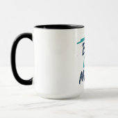 Tasse de café typographique moderne Black Lives Ma (Gauche)