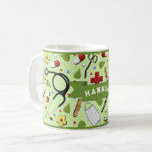 Tasse de café unique pour infirmière (Devant gauche)
