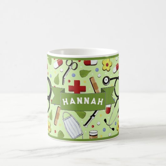 Tasse de café unique pour infirmière (Centre)