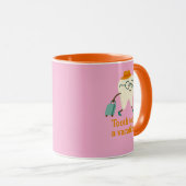 Tasse de café Vacances de Dent | Dent drôle (Devant droit)