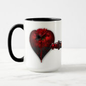 Tasse de café Valentine gothique (Gauche)