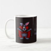 Tasse de café Vampire Lapin Drôle Saison Épouvante (Gauche)