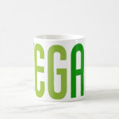 Tasse de café végétalienne verte (Centre)