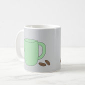 Tasse de café verte (Devant gauche)