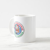 Tasse de café Vesele Vanoce Noël tchèque Santa (Devant gauche)