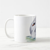 Tasse de café vintage de cygne (Gauche)