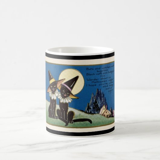 Tasse de café vintage de Halloween (Centre)