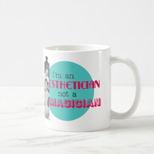 Tasse de café vintage drôle de magicien (Droite)