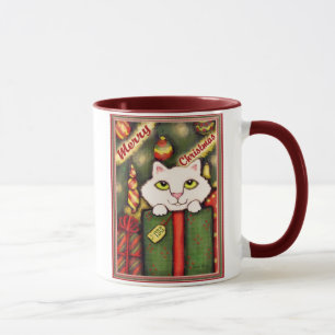Tasse de café vintage/rétro de chat de Kitty de