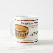 Tasse de café - Woodturning décoratif (Devant gauche)