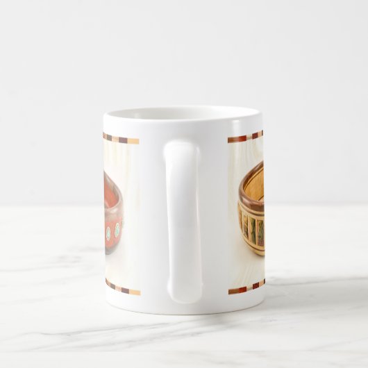 Tasse de café - Woodturning décoratif (Poignée)