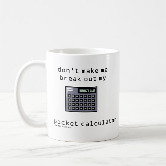 tasse de calculette (Gauche)