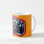 Tasse de caméra colorée. (Devant droit)