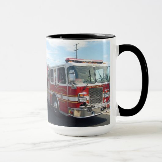 tasse de camion de pompiers (Droite)
