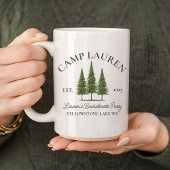 Tasse de Camp Bach, Cadeau personnalisé de camp de