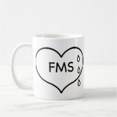 Tasse de campagne de Humaneness de fibromyalgie (Gauche)