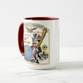 Tasse de campagne de Teddy Roosevelt 1904 (Devant gauche)