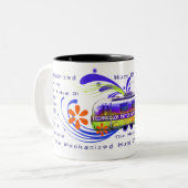 Tasse de camping-car de Technicolor grande (Devant gauche)
