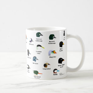 Tasse de canard de BIRDFACE (avec des étiquettes)
