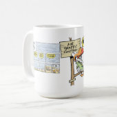 Tasse de canard de contrôle du trafic aérien de (Devant gauche)