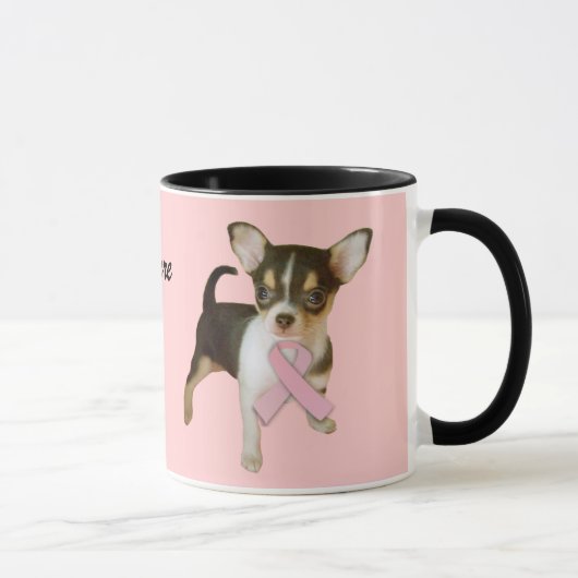Tasse de cancer du sein de chiwawa (Droite)