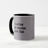 Tasse de caniche (Devant gauche)