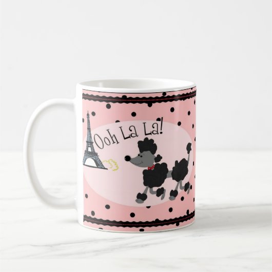 Tasse de caniche de Paris (Gauche)