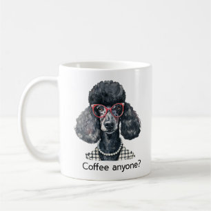 Tasse de caniche pour l'amoureux des chiens.