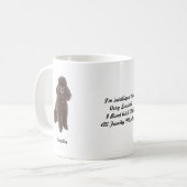 Tasse de caniche standard - avec deux images et un (Devant gauche)