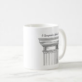 Tasse de capital de colonne d'ordre dorique (Devant droit)