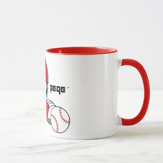 Tasse de caractère de base-ball de PEQE (Droite)