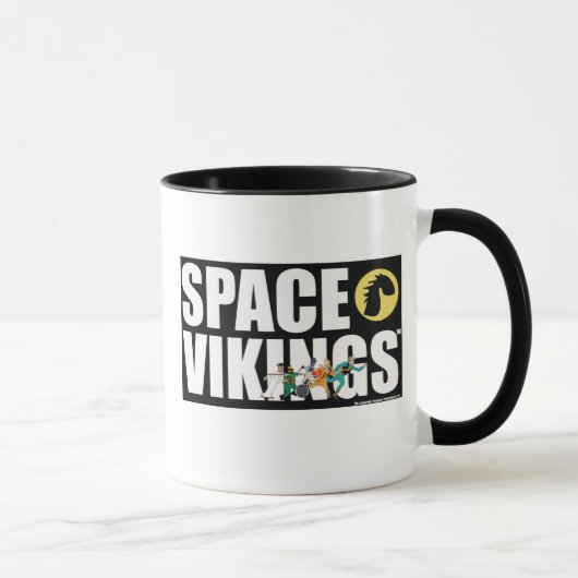 Tasse de caractère gras de Vikings de l'espace (Droite)