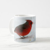 Tasse de cardinal de neige (Devant gauche)