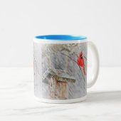 Tasse de cardinal d'hiver (Devant droit)