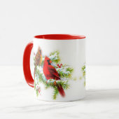 Tasse de cardinaux de Noël (Devant gauche)