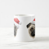 Tasse de carlin de Père Noël (Centre)